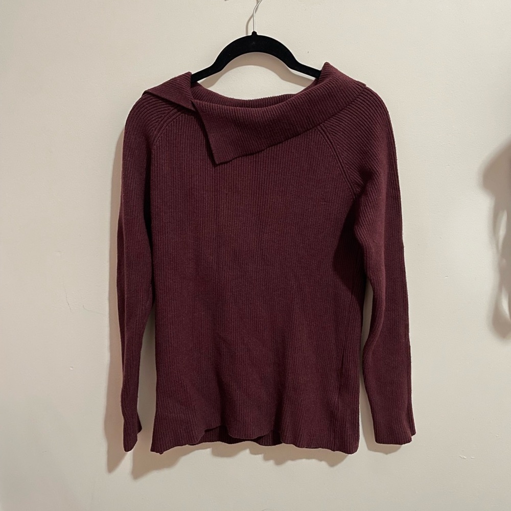 cyrus crimson colored sweater